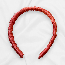 Load image into Gallery viewer, 100% Pure Mulberry Silk Hairbands - Coral