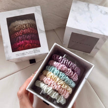 Load image into Gallery viewer, 100% Pure Mulberry Silk Scrunchies - Pastel Bouquet (Bundle Gift Set)