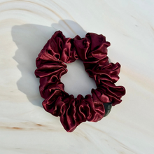 Load image into Gallery viewer, 100% Pure Mulberry Silk Scrunchies - Autumn Leaves