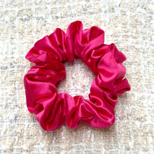 Load image into Gallery viewer, Luxe Pure Silk Hair Scrunchie - Barbiecore