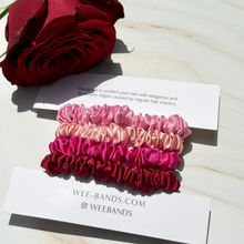 Load image into Gallery viewer, 100% Pure Mulberry Silk Hair Scrunchies -Love in Bloom Collection
