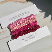 Load image into Gallery viewer, 100% Pure Mulberry Silk Hair Scrunchies -Love in Bloom Collection