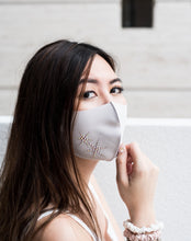 Load image into Gallery viewer, Rhinestone Bling Mask - Grey
