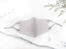 Load image into Gallery viewer, Rhinestone Bling Mask - Grey