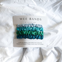 Load image into Gallery viewer, 100% Pure Mulberry Silk Hair Scrunchies - Maldives