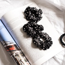 Load image into Gallery viewer, 100% Pure Mulberry Silk Hair Scrunchie - Polkadot
