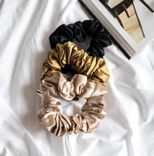 Load image into Gallery viewer, 100% Pure Mulberry Silk Large Scrunchies