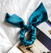 Load image into Gallery viewer, 100% Pure Mulberry Silk Bunny Scrunchies - (more colours available)