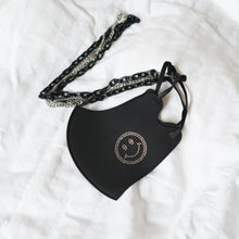 Load image into Gallery viewer, Wee Bands - Black Smiley Mask
