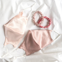 Load image into Gallery viewer, 100% Pure Mulberry Silk Face Mask Set - Pink Series