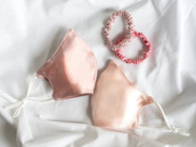 Load image into Gallery viewer, 100% Pure Mulberry Silk Face Mask Set - Pink Series