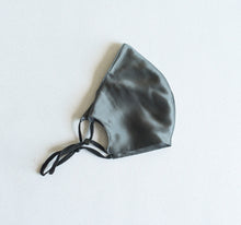 Load image into Gallery viewer, 100% Pure Mulberry Silk Face Mask - Charcoal (Unisex)