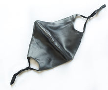 Load image into Gallery viewer, 100% Pure Mulberry Silk Face Mask - Charcoal (Unisex)