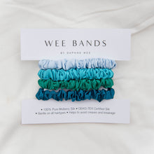 Load image into Gallery viewer, 100% Pure Mulberry Silk Hair Scrunchies - Maldives
