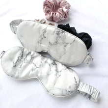 Load image into Gallery viewer, 100% Pure Silk Anti-Ageing Marble Eye Mask