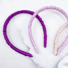 Load image into Gallery viewer, 100% Pure Mulberry Silk Hairbands - Lavender Fields