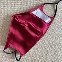 Load image into Gallery viewer, 100% Pure Mulberry Silk Face Mask Set - Merlot