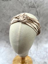 Load image into Gallery viewer, 100% Pure Mulberry Silk Knot Headband Scrunchie Set