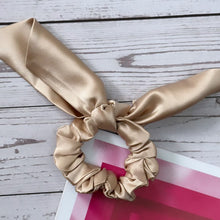 Load image into Gallery viewer, 100% Pure Mulberry Silk Bunny Scrunchies - (more colours available)