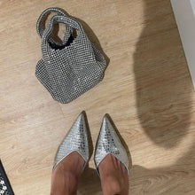 Load image into Gallery viewer, Born To Shine Crystal Bag