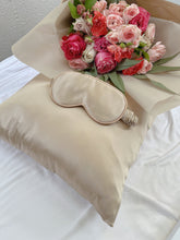 Load image into Gallery viewer, 100% Pure Silk Anti-Ageing Beauty Sleep Set - Champagne