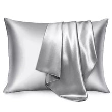 Load image into Gallery viewer, 100% Pure Silk Anti-Ageing Beauty Sleep Set - Silver
