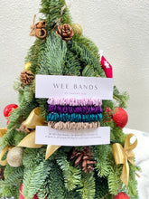 Load image into Gallery viewer, 100% Pure Mulberry Silk Hair Scrunchies - Christmas Fruit Cake Collection