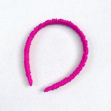 Load image into Gallery viewer, 100% Pure Mulberry Silk Hairbands - Shocking Pink