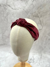 Load image into Gallery viewer, 100% Pure Mulberry Silk Knot Headbands