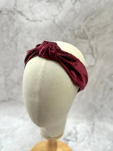 Load image into Gallery viewer, 100% Pure Mulberry Silk Knot Headband Scrunchie Set