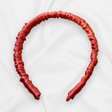 Load image into Gallery viewer, 100% Pure Mulberry Silk Hairbands - Coral
