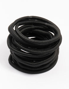 Black Hair Ties