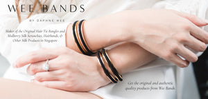 Wee Bands, the original and authentic maker of quality hair tie bangles in Singapore!