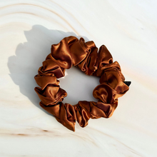 Load image into Gallery viewer, 100% Pure Mulberry Silk Scrunchies - Autumn Leaves
