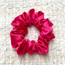 Load image into Gallery viewer, Luxe Pure Silk Hair Scrunchie - Barbiecore
