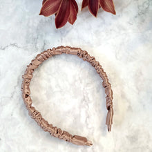 Load image into Gallery viewer, 100% Pure Mulberry Silk Hairbands - Tanned Beauty
