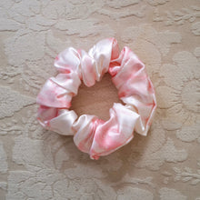 Load image into Gallery viewer, Luxe Pure Silk Hair Scrunchie - Rose Marble
