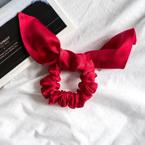 100% Pure Mulberry Silk Bunny Scrunchies - (more colours available)