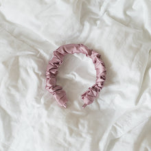 Load image into Gallery viewer, Wee Bands - Dusty Pink Fluffy Scrunchie Hairbands
