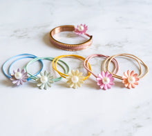 Load image into Gallery viewer, Wee Bands - Sunflower Pearl Hair Ties
