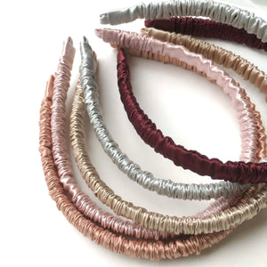 100% Pure Mulberry Silk Hairbands - 2 sizes