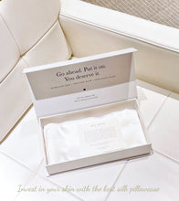 Load image into Gallery viewer, 100% Pure Silk Anti-Ageing Beauty Sleep Set - White
