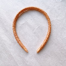 Load image into Gallery viewer, 100% Pure Mulberry Silk Hairbands - Apricot
