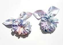 Load image into Gallery viewer, Luxe Pure Silk Hair Scrunchie - Unicorn Bunny
