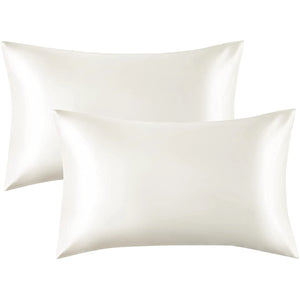 100% Pure Silk Anti-Ageing Beauty Sleep Set - White