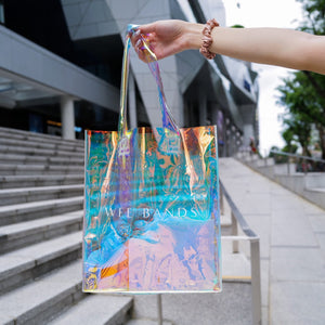 Wee Bands Holographic Tote Bag