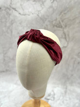 Load image into Gallery viewer, 100% Pure Mulberry Silk Knot Headbands
